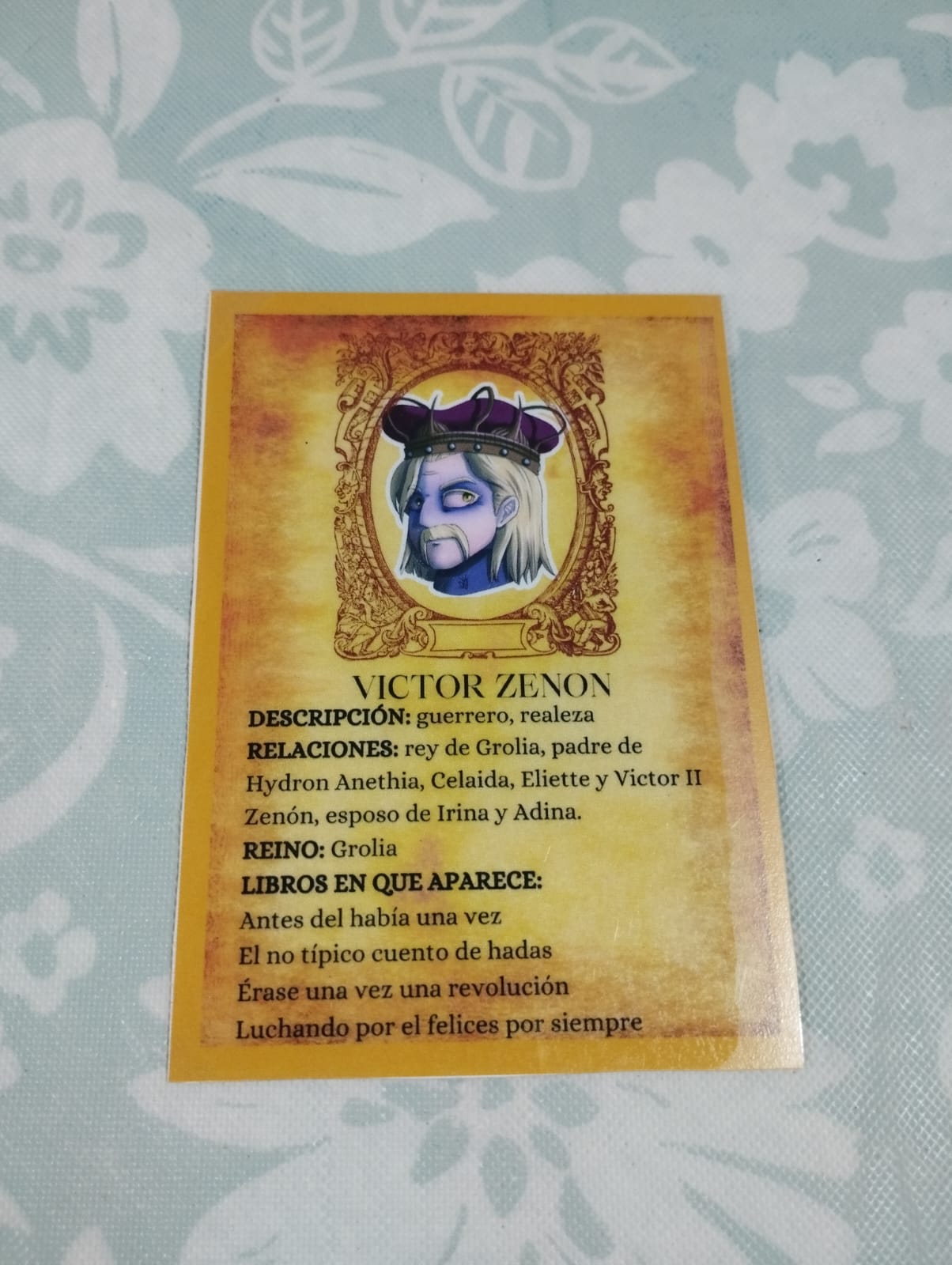 Tarjetas de personaje